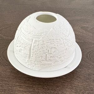 Bernardaud Lithophane Limoges Candle Votive Versailles Fairy light